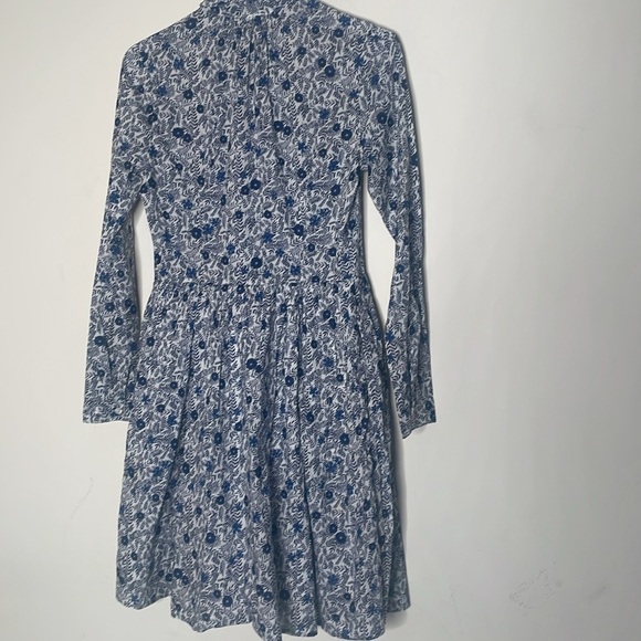 J. crew blue floral 00 dress​ - Picture 6 of 6